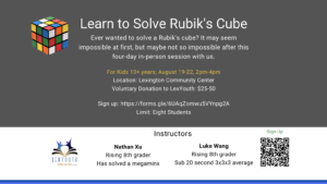 Learn to Solve Rubik's Cube